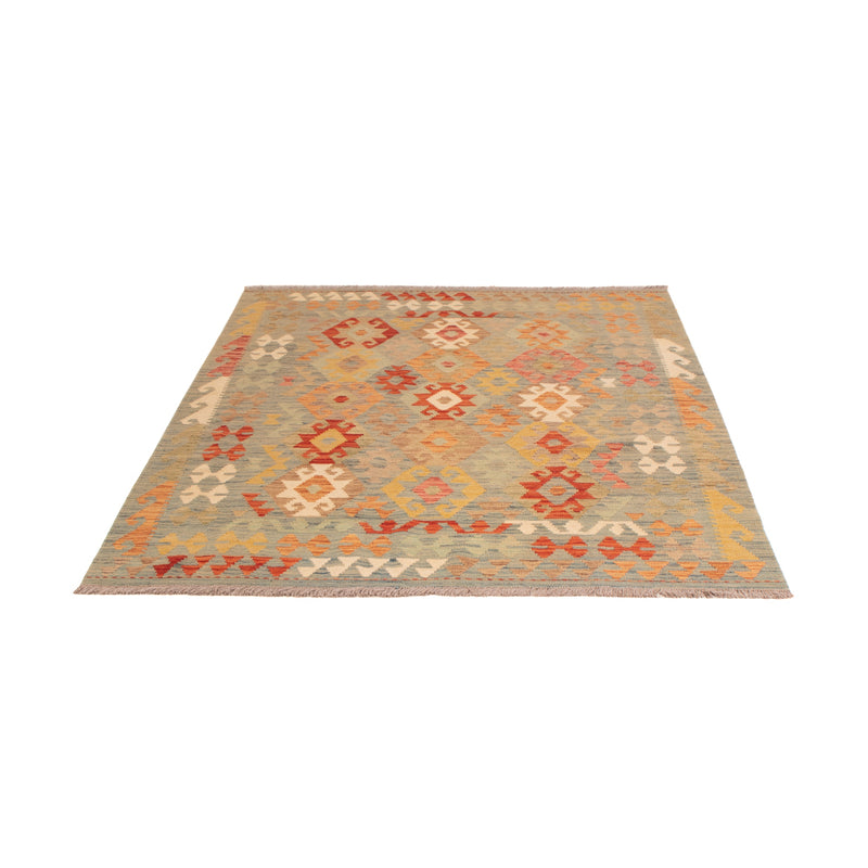 Kelim Rug - Splash - 203 x 149 cm - colorful