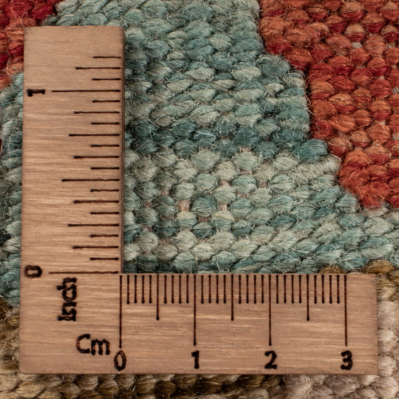 Kelim Rug - Splash - 194 x 156 cm - colorful