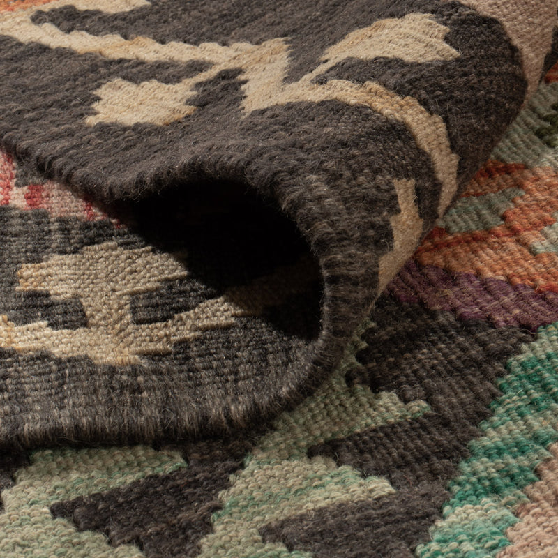 Kelim Rug - Splash - 195 x 161 cm - colorful