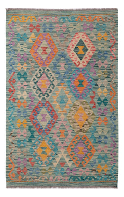 Kelim Rug - Splash - 167 x 106 cm - colorful