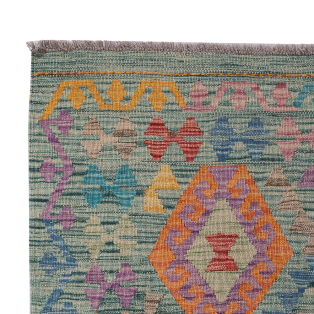 Kelim Rug - Splash - 167 x 106 cm - colorful