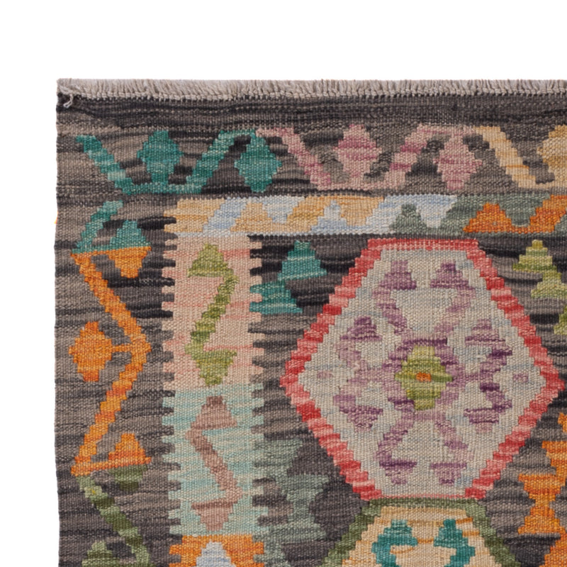 Kelim Rug - Splash - 156 x 105 cm - colorful