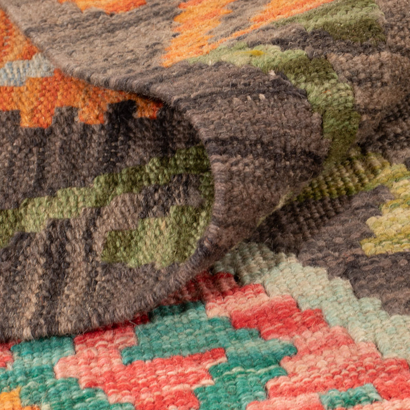 Kelim Rug - Splash - 156 x 105 cm - colorful