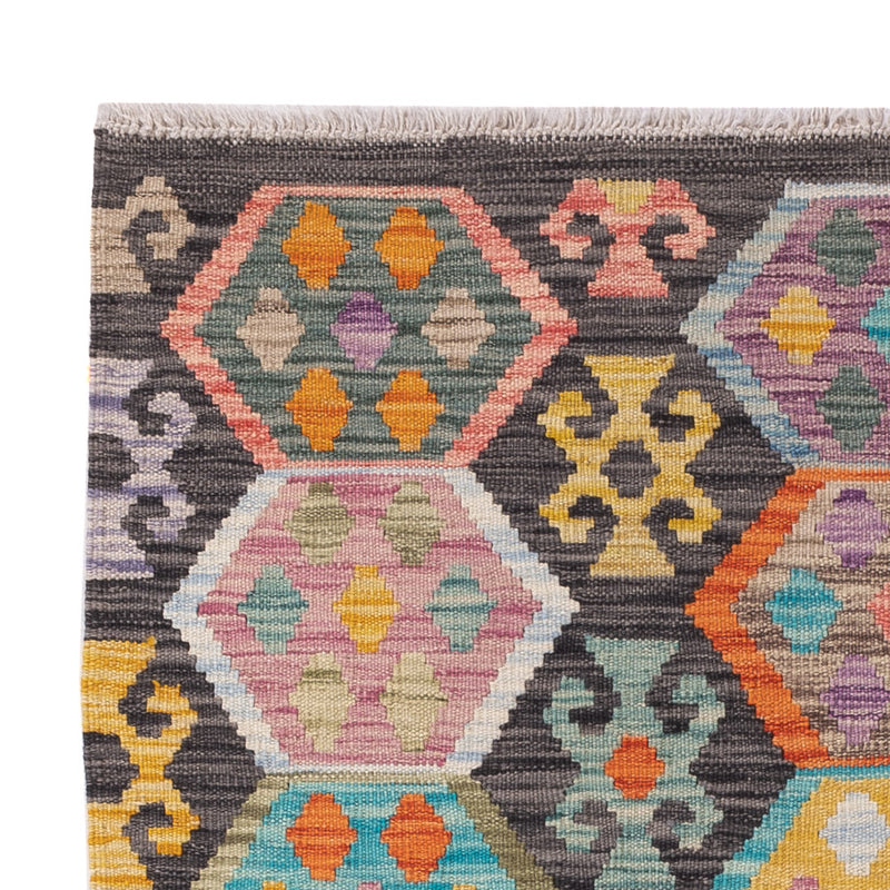 Kelim Rug - Splash - 151 x 104 cm - colorful