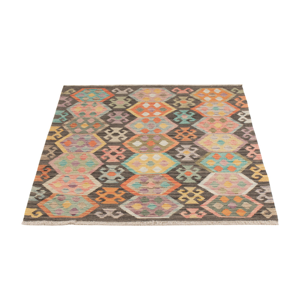 Kelim Rug - Splash - 151 x 104 cm - colorful