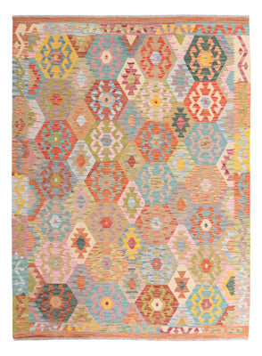 Kelim Rug - Splash - 236 x 177 cm - colorful