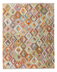 Kelim Rug - Splash - 236 x 187 cm - colorful