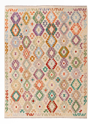 Kelim Rug - Splash - 240 x 177 cm - colorful