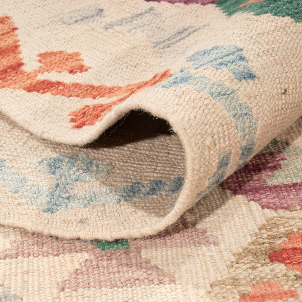 Kelim Rug - Splash - 240 x 177 cm - colorful