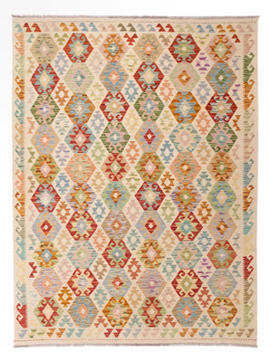 Kelim Rug - Splash - 247 x 181 cm - colorful