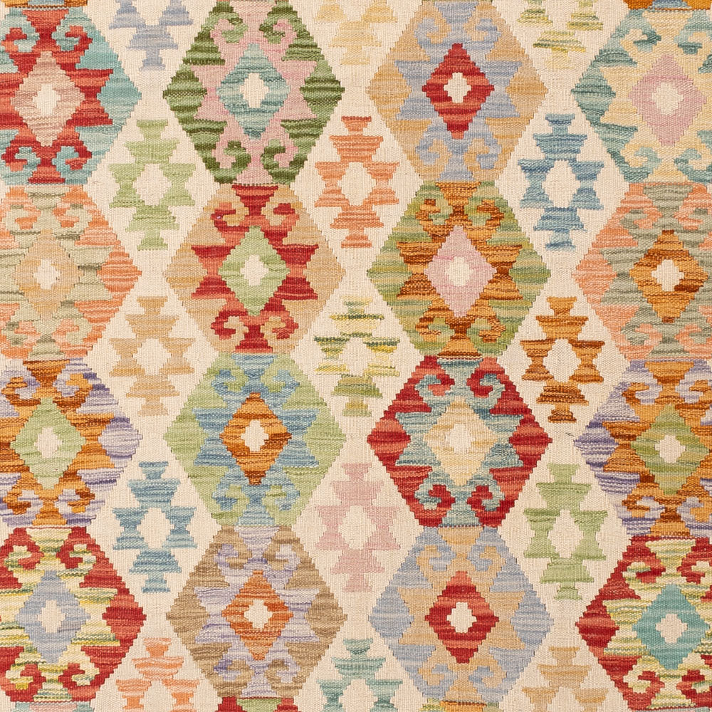 Kelim Rug - Splash - 247 x 181 cm - colorful