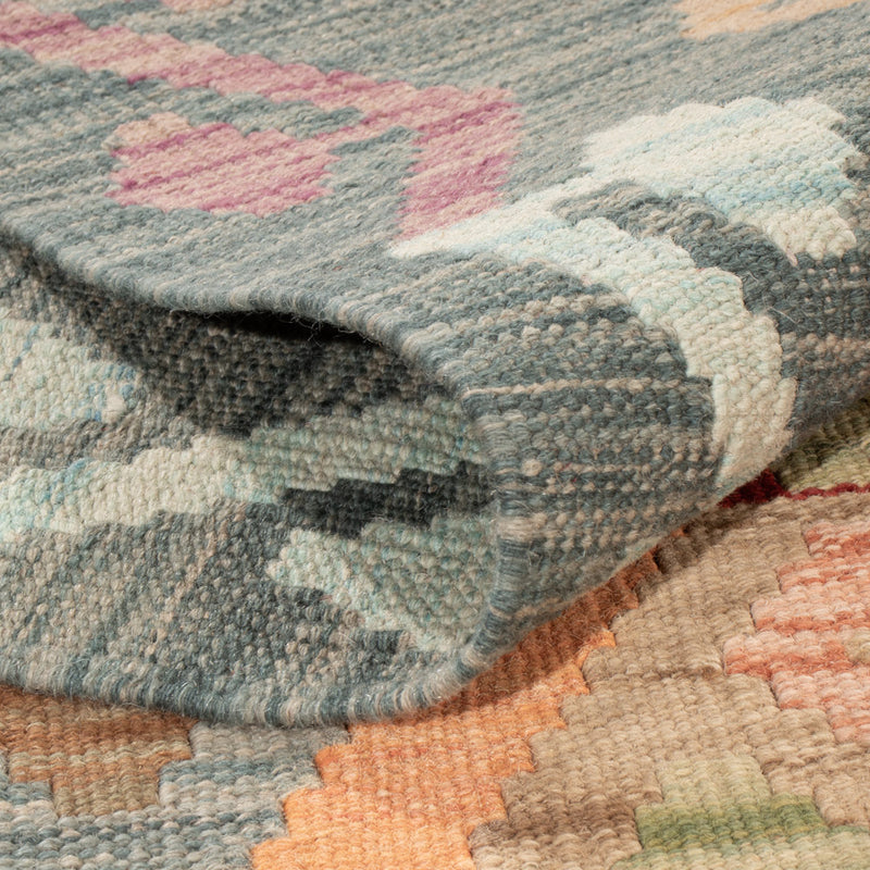 Kelim Rug - Splash - 242 x 178 cm - colorful