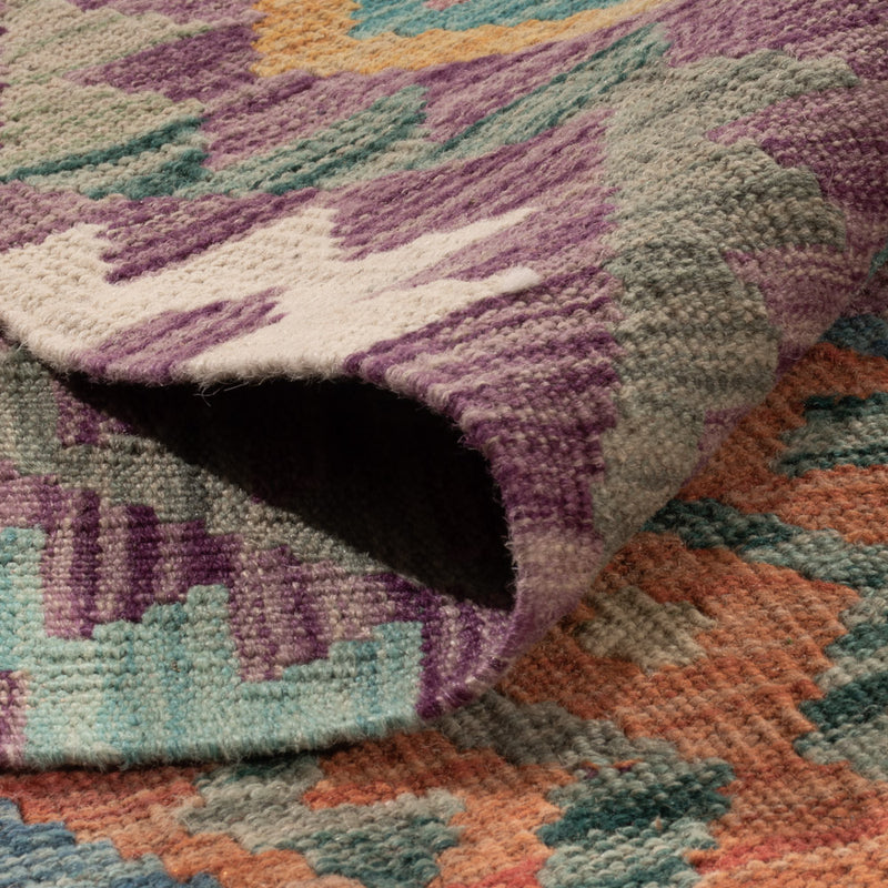 Kelim Rug - Splash - 258 x 182 cm - colorful