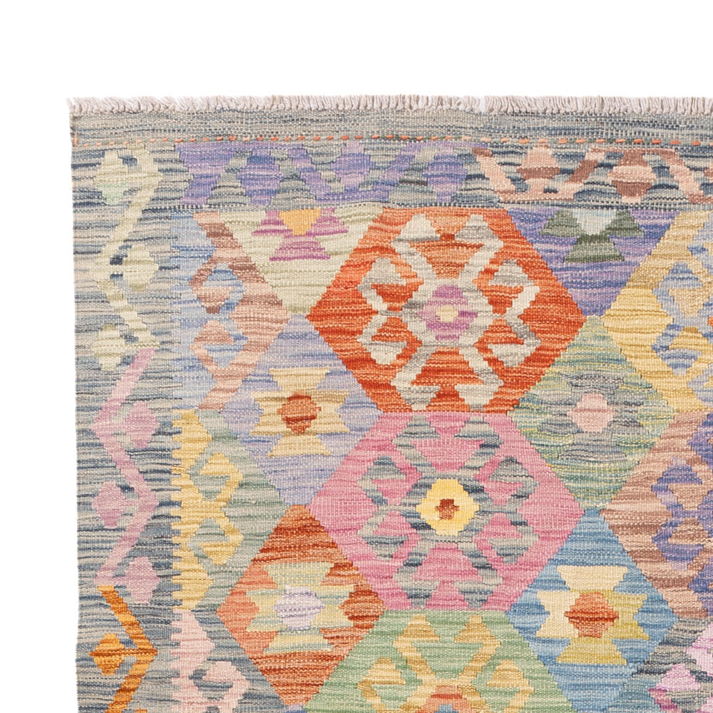 Kelim Rug - Splash - 234 x 164 cm - colorful