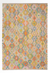 Kelim Rug - Splash - 248 x 173 cm - colorful