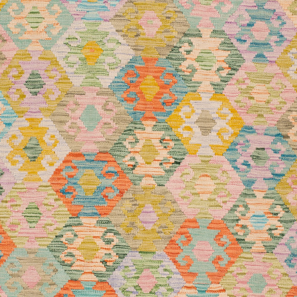 Kelim Rug - Splash - 248 x 173 cm - colorful