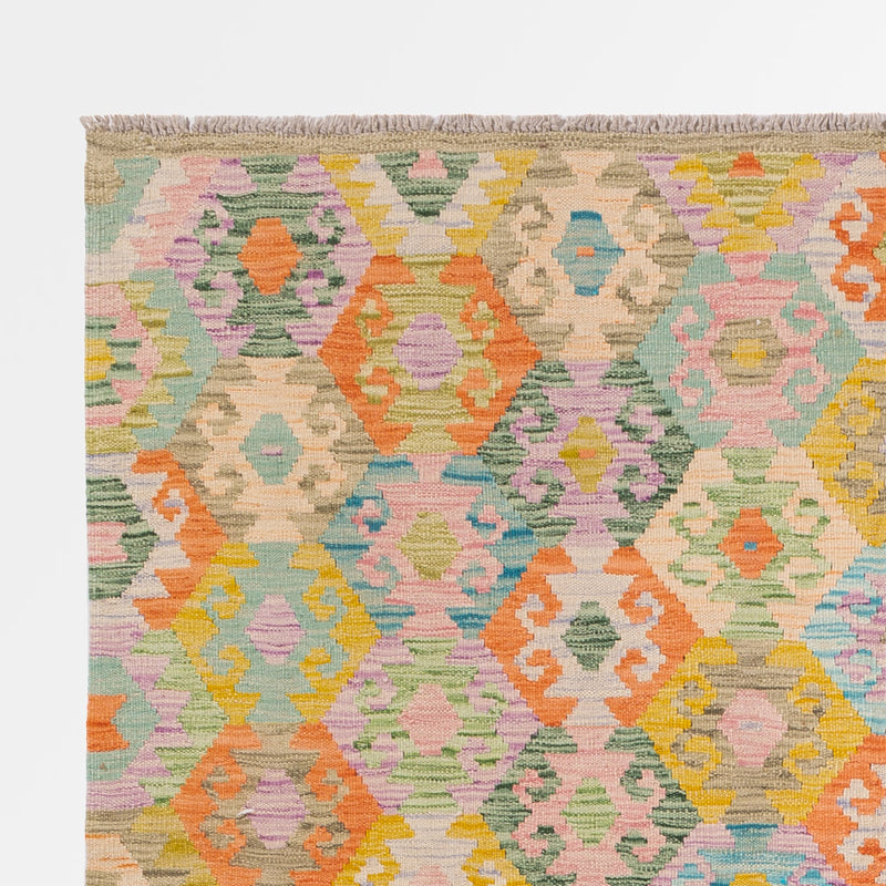 Kelim Rug - Splash - 248 x 173 cm - colorful