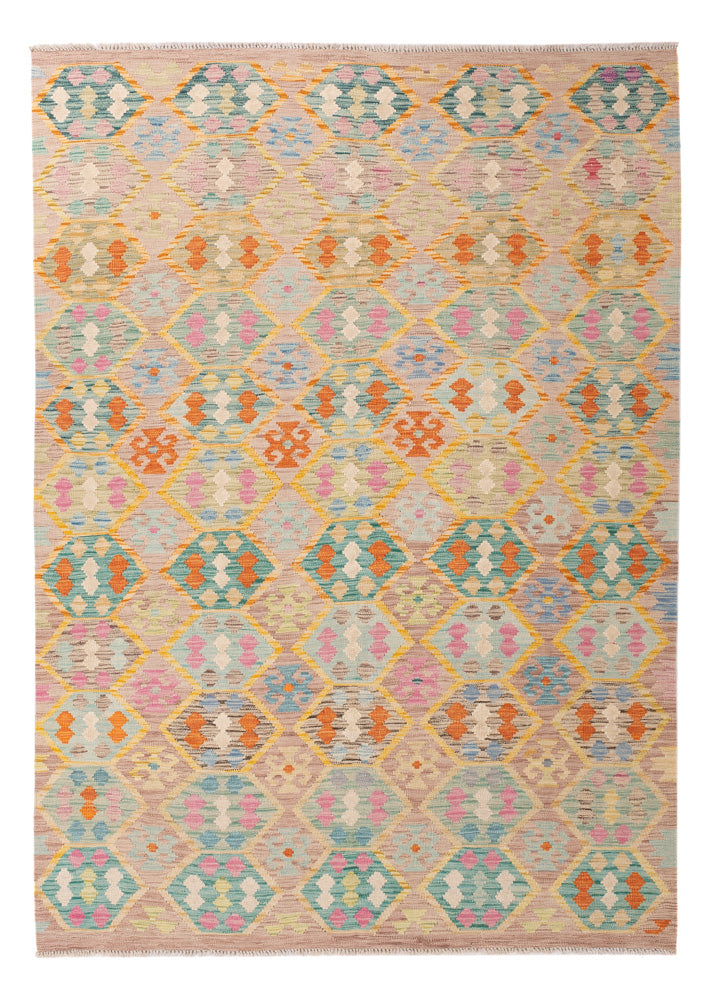 Kelim Rug - Splash - 240 x 173 cm - colorful
