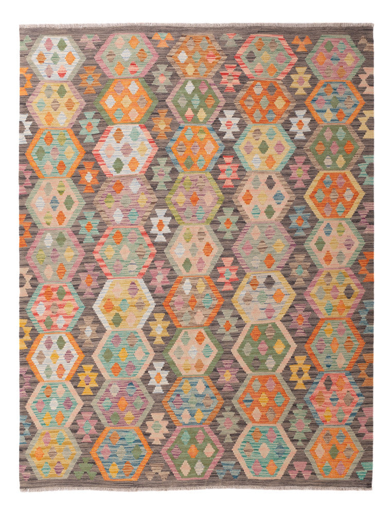 Kelim Rug - Splash - 235 x 178 cm - colorful