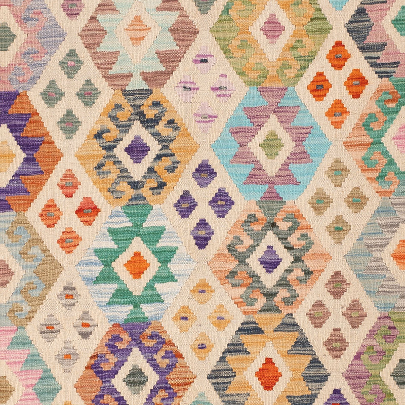 Kelim Rug - Splash - 241 x 171 cm - colorful