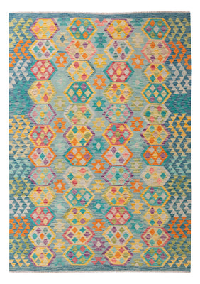 Kelim Rug - Splash - 245 x 173 cm - colorful