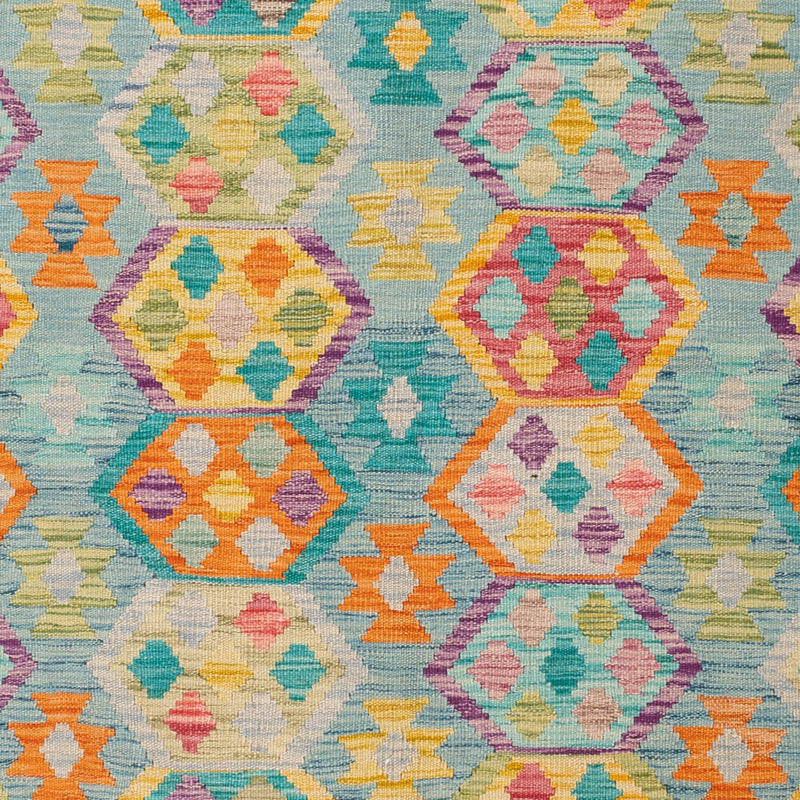 Kelim Rug - Splash - 245 x 173 cm - colorful