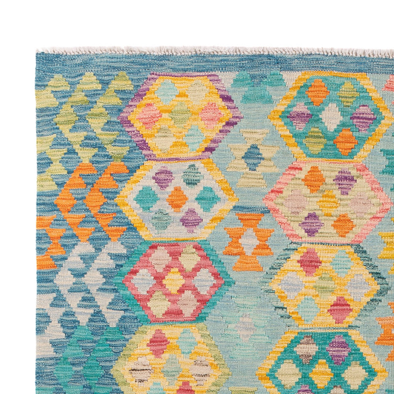 Kelim Rug - Splash - 245 x 173 cm - colorful