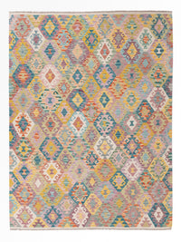Kelim Rug - Splash - 241 x 182 cm - colorful