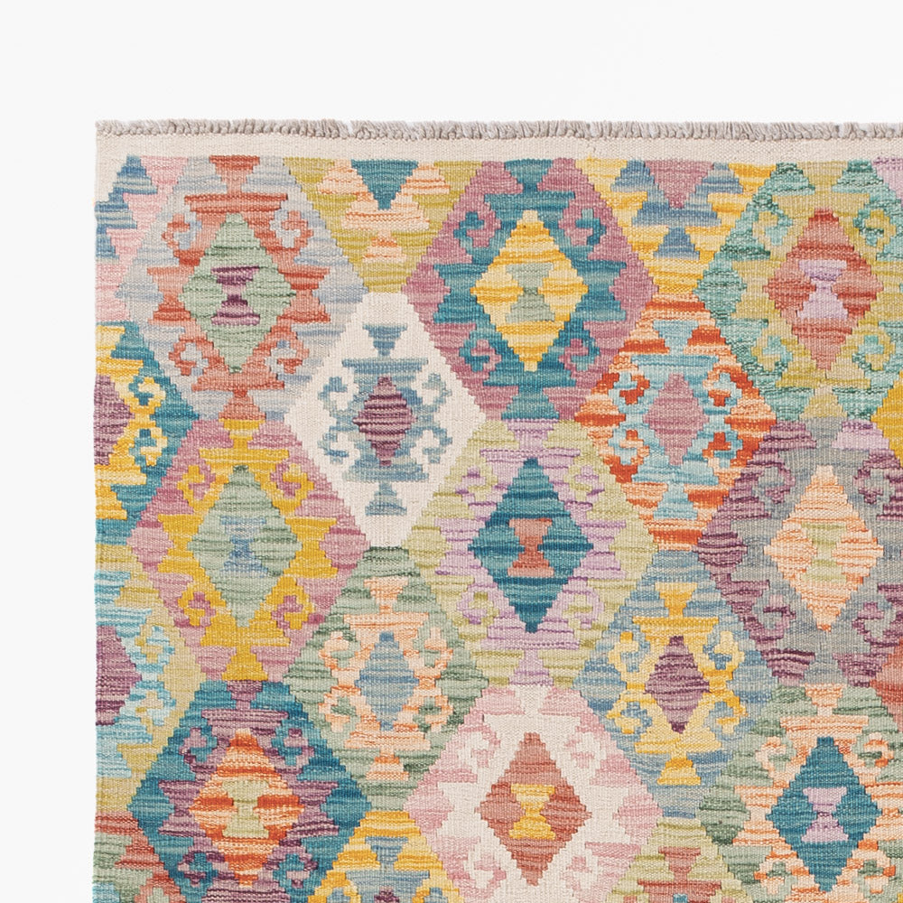 Kilim Maimana Rug 241x182cm - Wool Rug