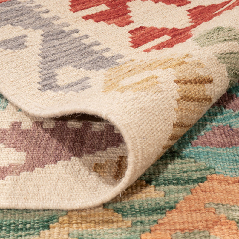 Kelim Rug - Splash - 252 x 171 cm - colorful