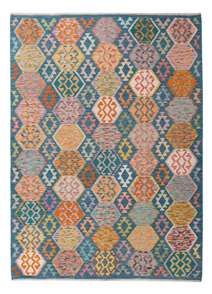 Kelim Rug - Splash - 245 x 180 cm - colorful