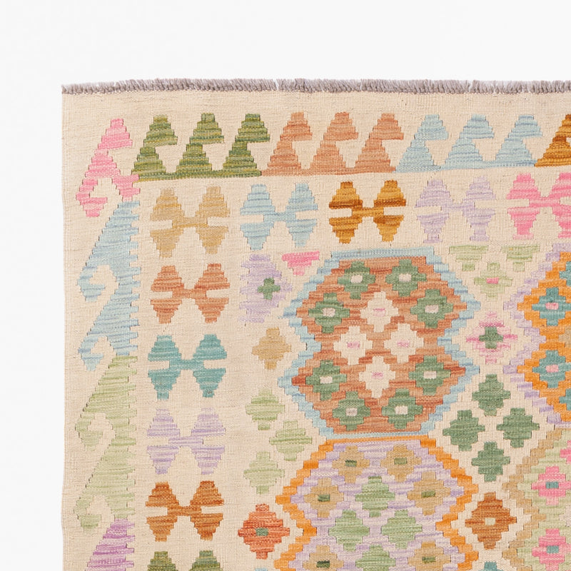 Kelim Rug - Splash - 245 x 184 cm - colorful