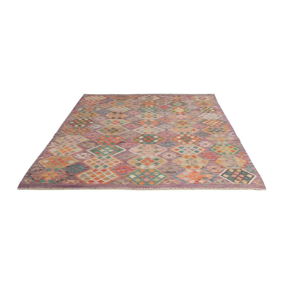 Kelim Rug - Splash - 250 x 176 cm - colorful