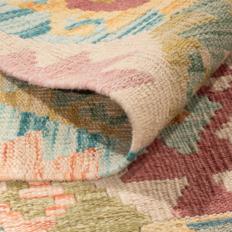 Kelim Rug - Splash - 245 x 171 cm - colorful