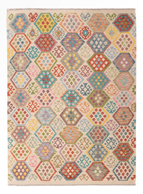 Kelim Rug - Splash - 235 x 176 cm - colorful