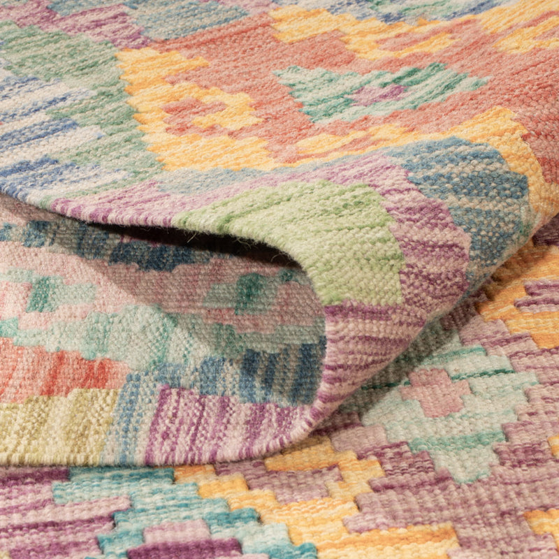 Kelim Rug - Splash - 245 x 177 cm - colorful