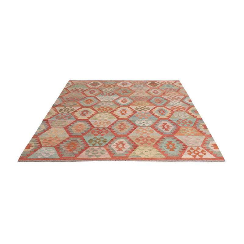 Kelim Rug - Splash - 242 x 180 cm - colorful