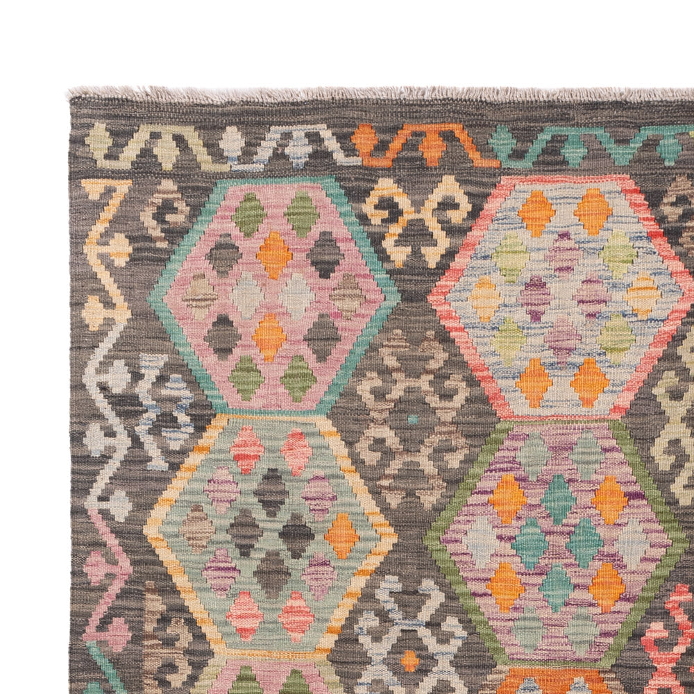 Kilim Maimana Rug 241x185cm - Wool Rug