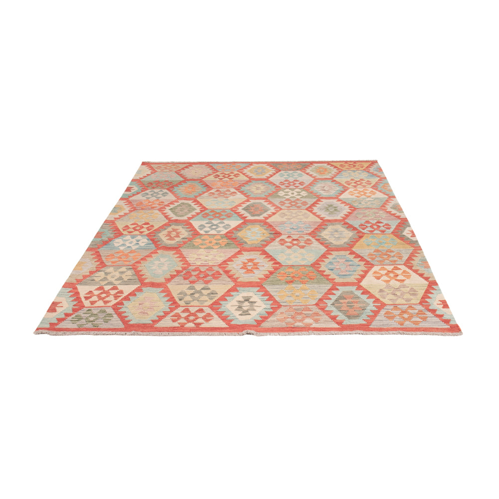 Kelim Rug - Splash - 238 x 183 cm - colorful