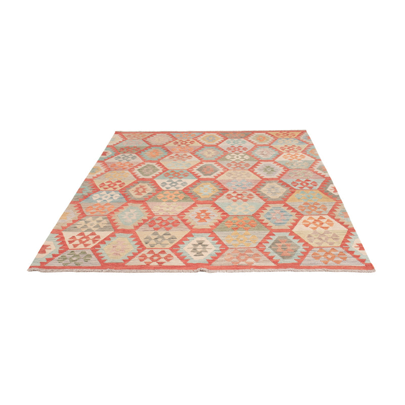 Kelim Rug - Splash - 238 x 183 cm - colorful