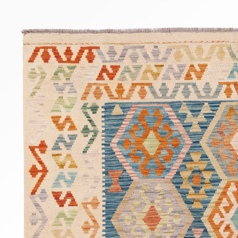 Kelim Rug - Splash - 241 x 178 cm - colorful