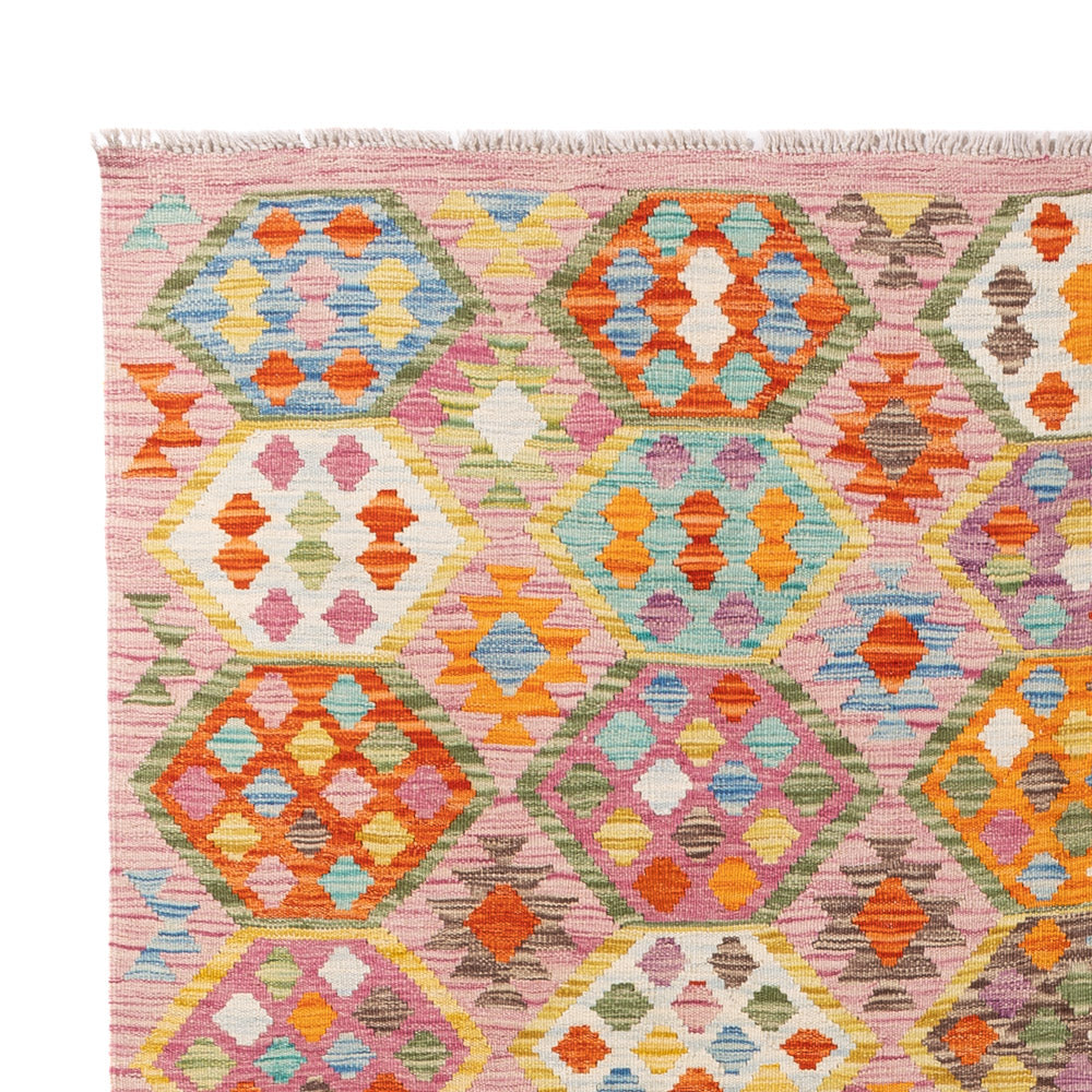 Kelim Rug - Splash - 248 x 178 cm - colorful