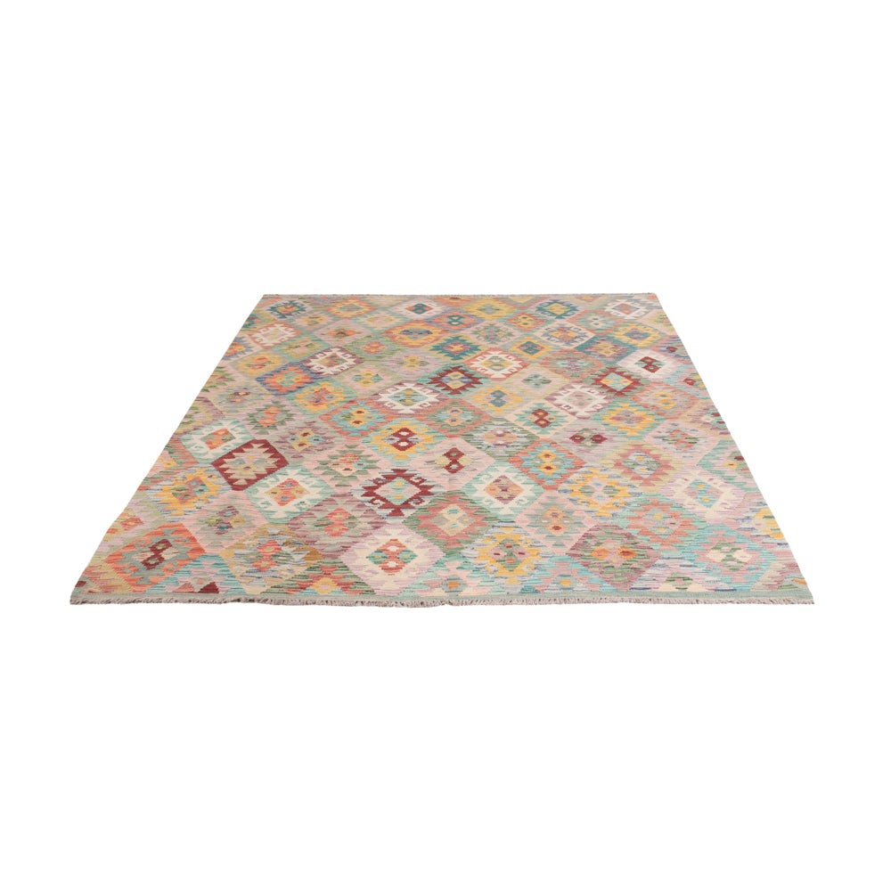 Kelim Rug - Splash - 256 x 176 cm - colorful