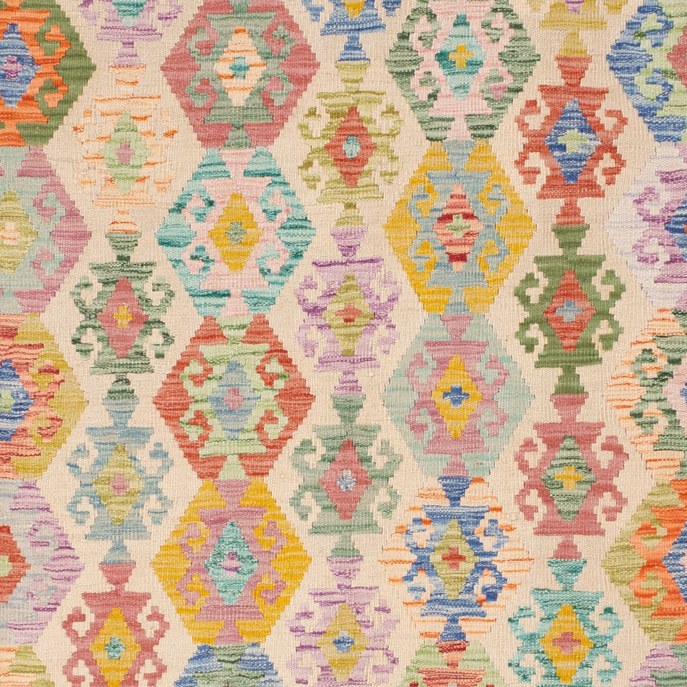 Kelim Rug - Splash - 246 x 179 cm - colorful