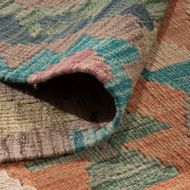 Kelim Rug - Splash - 245 x 175 cm - colorful