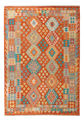 Kelim Rug - Splash - 242 x 173 cm - colorful