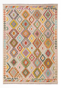 Kelim Rug - Splash - 243 x 170 cm - colorful