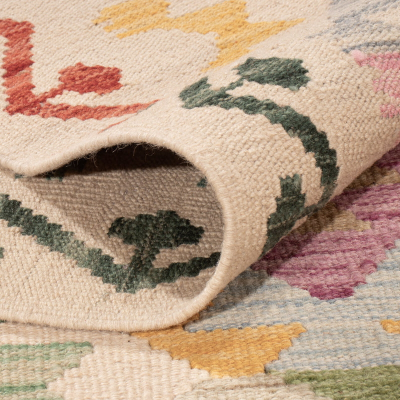 Kelim Rug - Splash - 243 x 170 cm - colorful