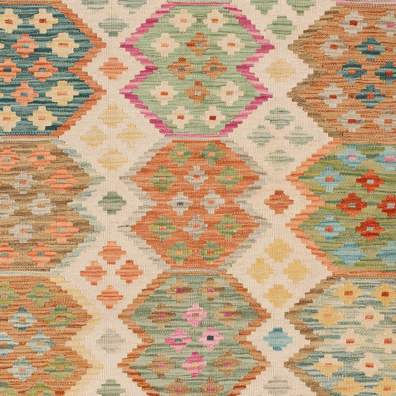 Kelim Rug - Splash - 244 x 170 cm - colorful