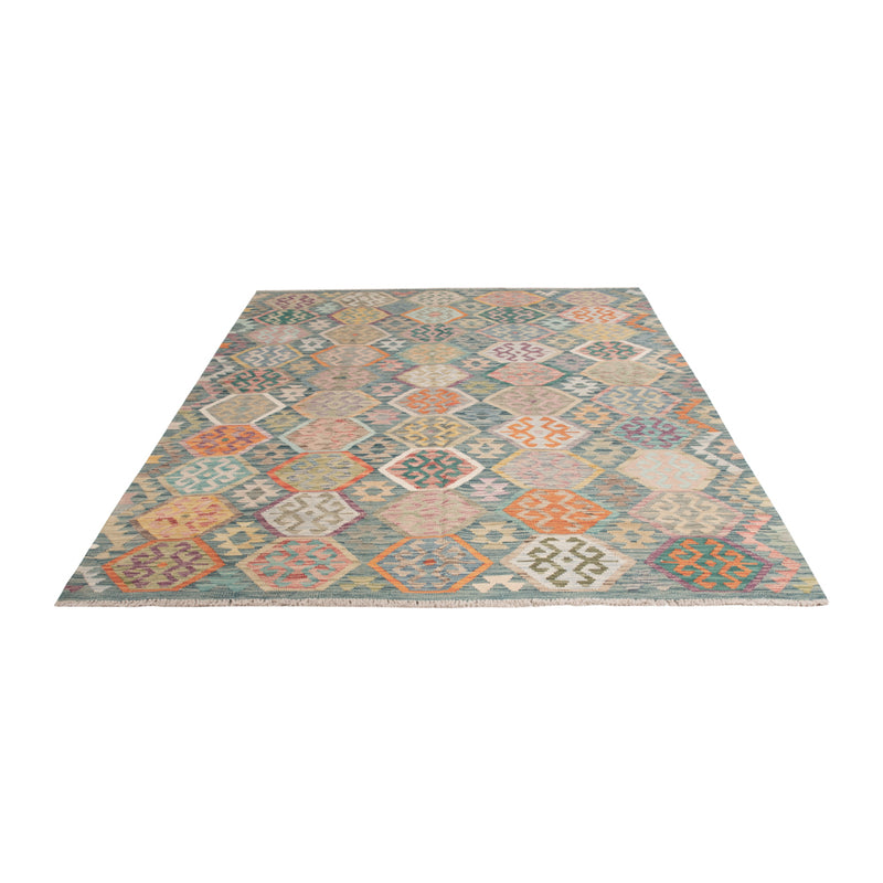 Kelim Rug - Splash - 254 x 180 cm - colorful